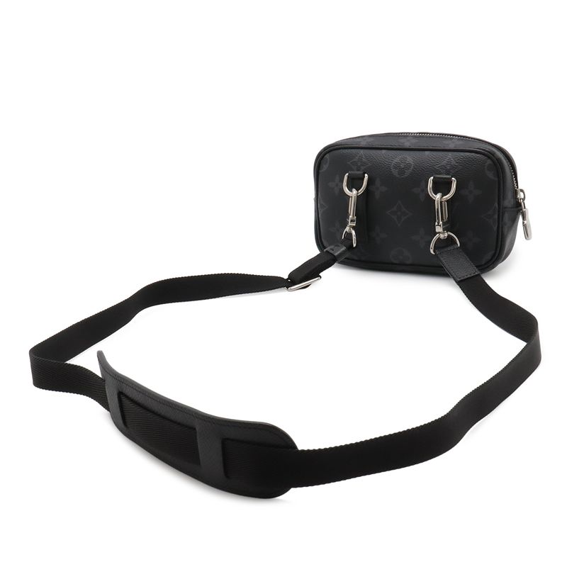 Louis Vuitton Monogram Eclipse Outdoor Pochette Shoulder Bag Crossbody Waist