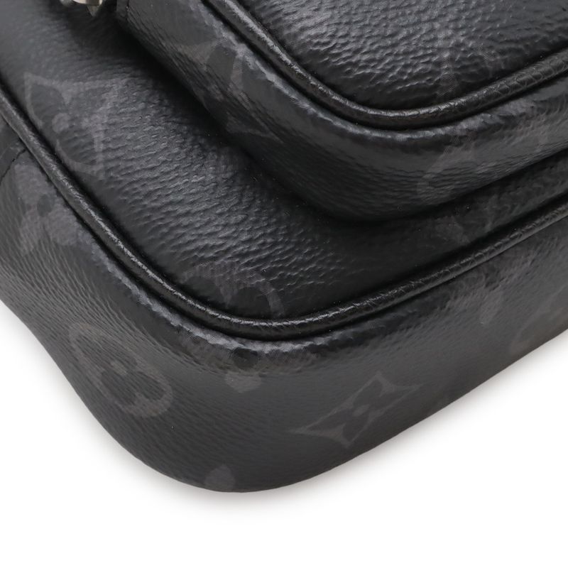 Louis Vuitton Monogram Eclipse Outdoor Pochette Shoulder Bag Crossbody Waist