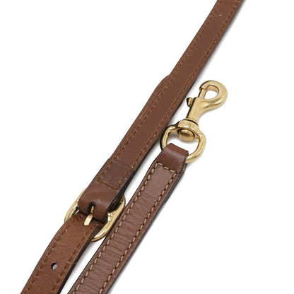 Gucci GG Supreme Mini Boston Bag 2-Way Leather Beige Brown Tea Gold