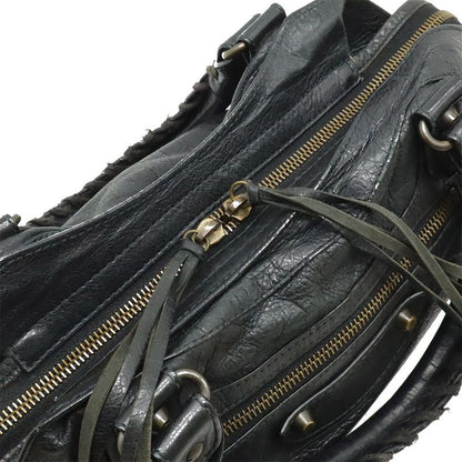 Balenciaga the Town Tote 2-Way Shoulder Bag Leather Black Mila Out of Stock