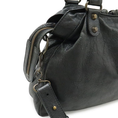 Balenciaga the Town Tote 2-Way Shoulder Bag Leather Black Mila Out of Stock