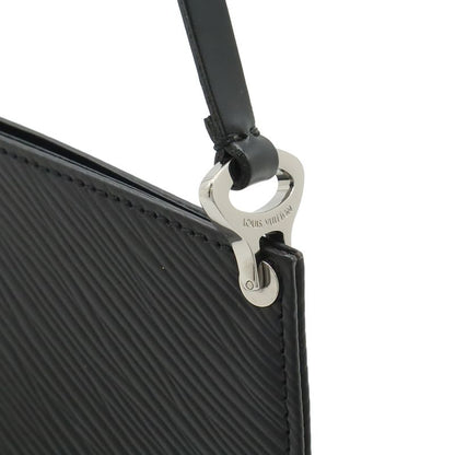 Louis Vuitton Epi Pochette Demi Lune Shoulder Bag Pouch Leather Noir Black
