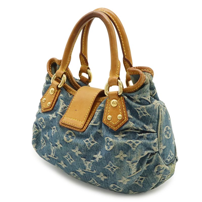 Louis Vuitton Monogram Denim Pleaty Mini Bag Blue