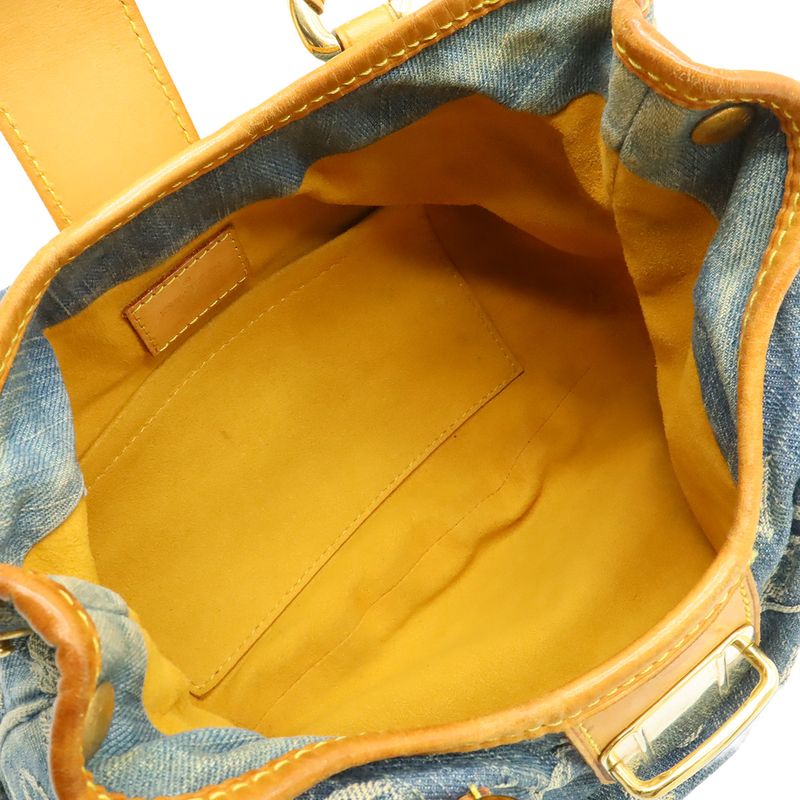 Louis Vuitton Monogram Denim Pleaty Mini Bag Blue