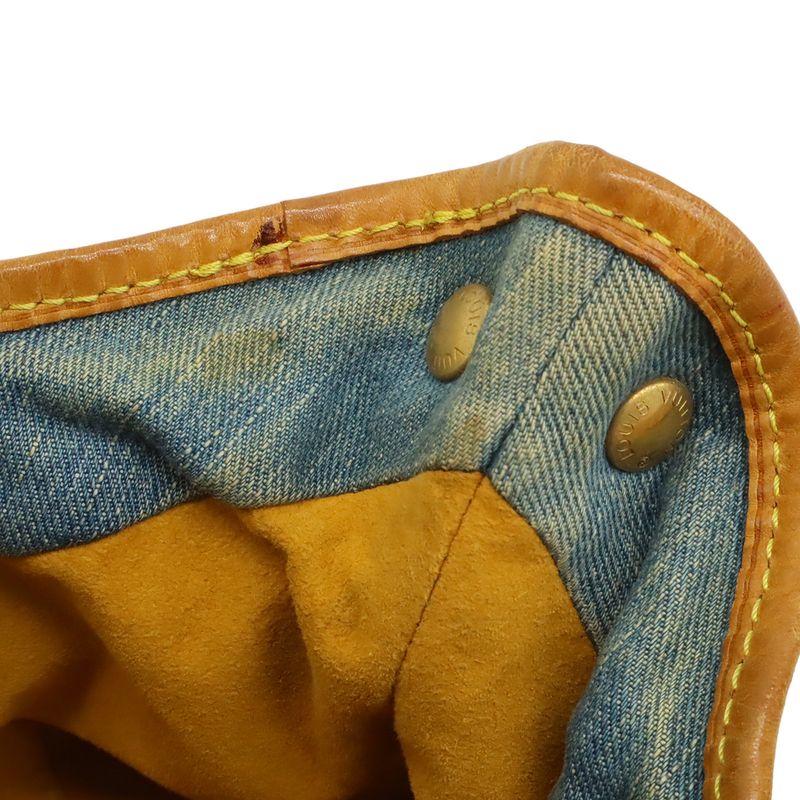 Louis Vuitton Monogram Denim Pleaty Mini Bag Blue