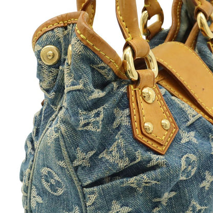Louis Vuitton Monogram Denim Pleaty Mini Bag Blue