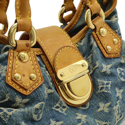 Louis Vuitton Monogram Denim Pleaty Mini Bag Blue