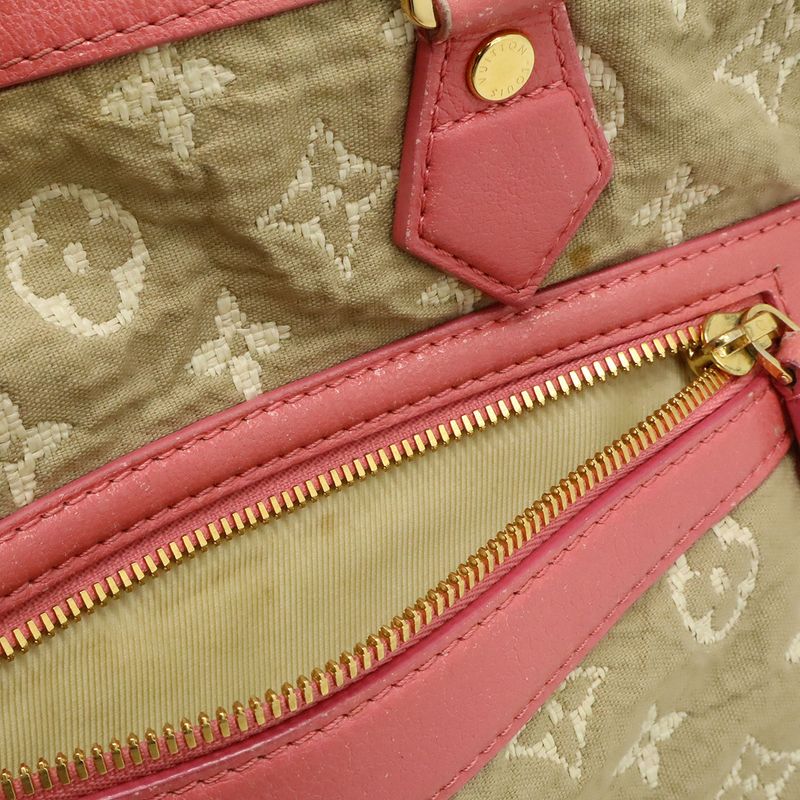 Louis Vuitton Monogram Sabia Caba MM Tote Beige Rose Pink Gold