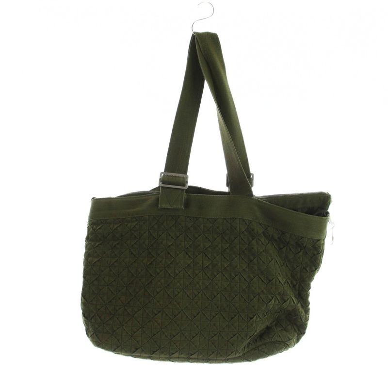 Bottega Veneta Webbing Camping Tote Hand Intrecciato Logo Khaki