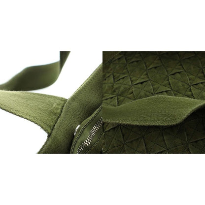 Bottega Veneta Webbing Camping Tote Hand Intrecciato Logo Khaki