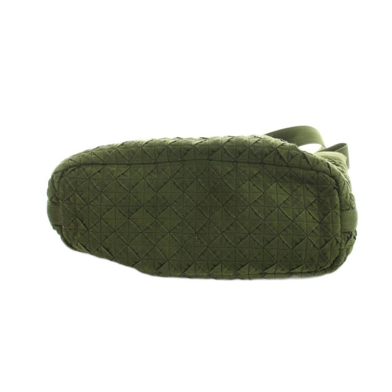 Bottega Veneta Webbing Camping Tote Hand Intrecciato Logo Khaki