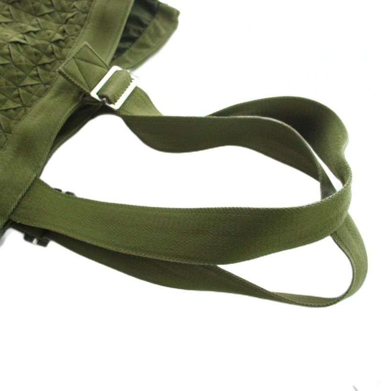 Bottega Veneta Webbing Camping Tote Hand Intrecciato Logo Khaki