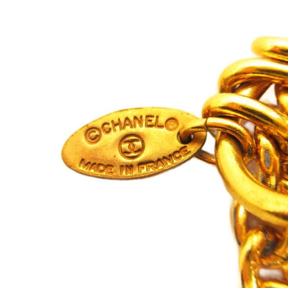 Chanel Long Necklace 2 Logo Pearl Gold