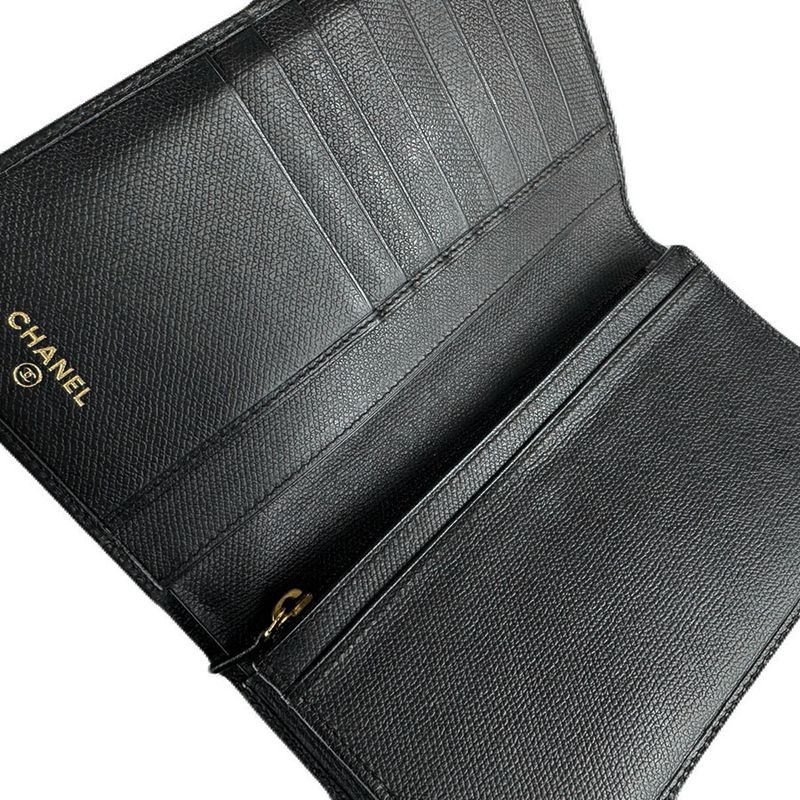 Chanel Bifold Wallet Here Button