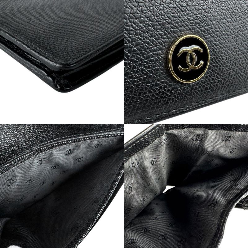 Chanel Bifold Wallet Here Button