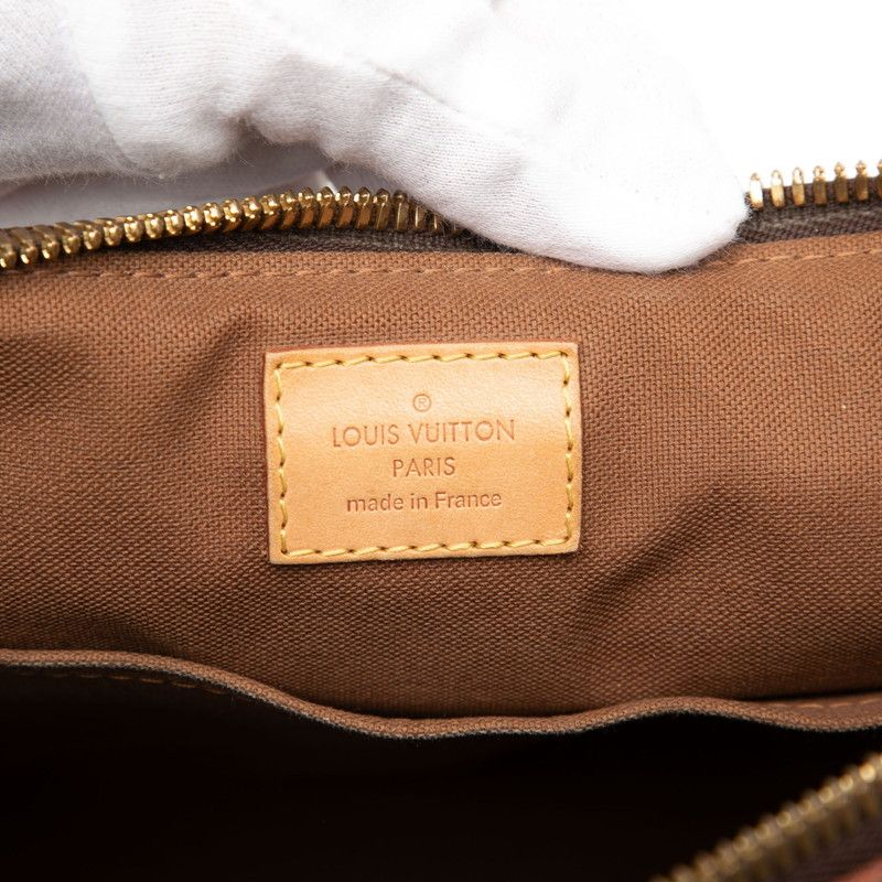 Louis Vuitton Monogram Palermo PM 2-Way Shoulder Bag Brown Leather