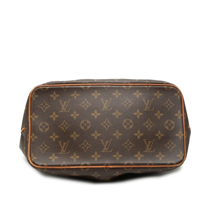 Louis Vuitton Monogram Palermo PM 2-Way Shoulder Bag Brown Leather