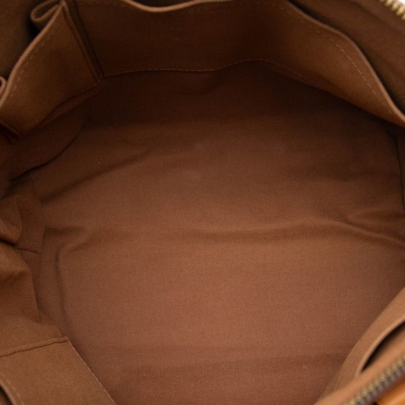 Louis Vuitton Monogram Palermo PM 2-Way Shoulder Bag Brown Leather