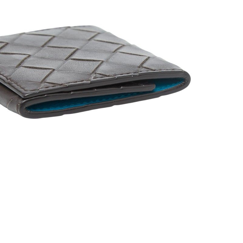 Bottega Veneta Intrecciato Coin Purse Brown Leather