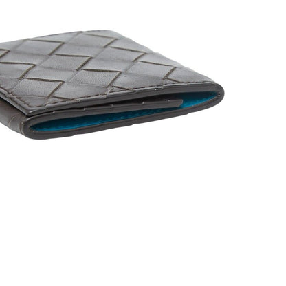 Bottega Veneta Intrecciato Coin Purse Brown Leather