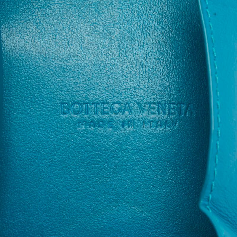 Bottega Veneta Intrecciato Coin Purse Brown Leather