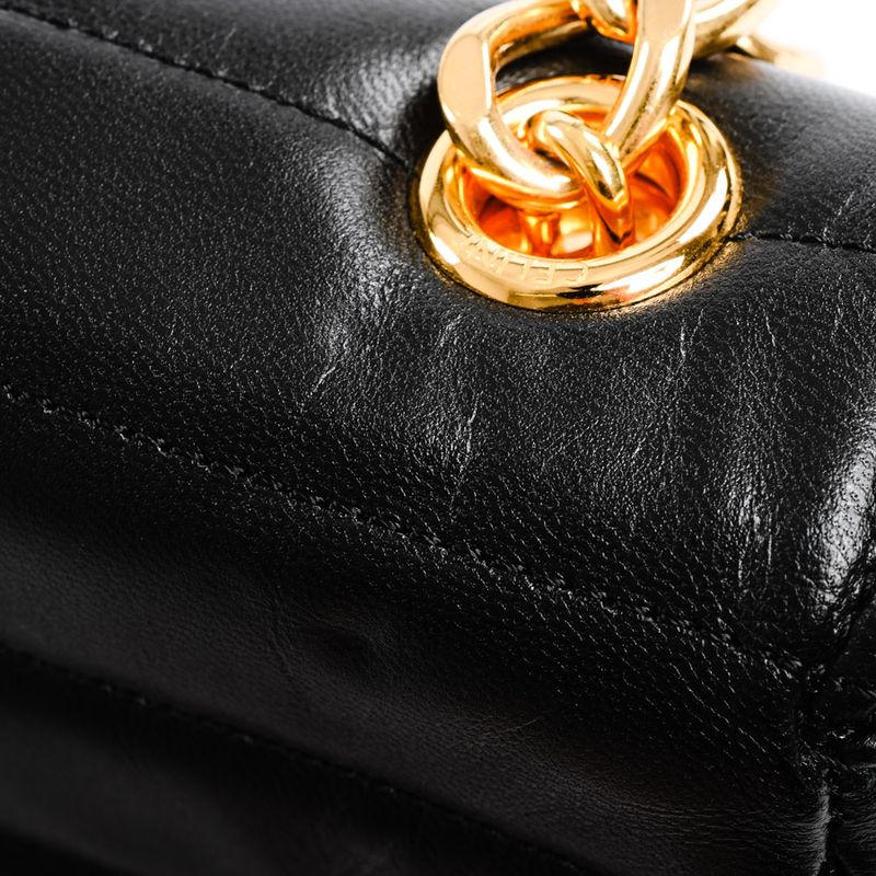 Celine Shoulder Bag Matelasse Monochrome
