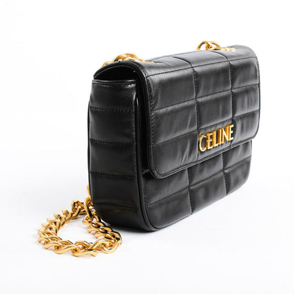 Celine Shoulder Bag Matelasse Monochrome
