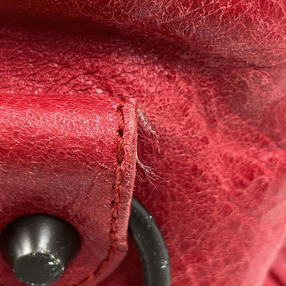Balenciaga Mini Twig 2-Way Shoulder Bag Leather Red