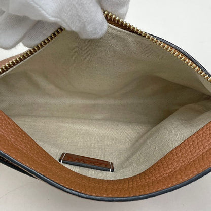 Loewe Anagram Shoulder Bag Crossbody Leather Brown