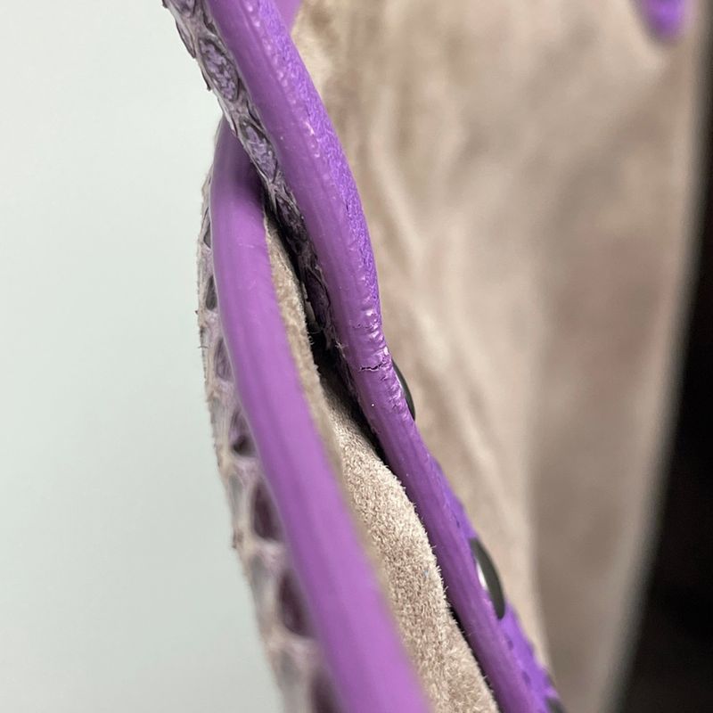 Bottega Veneta Intrecciato Tote Braided Leather Purple