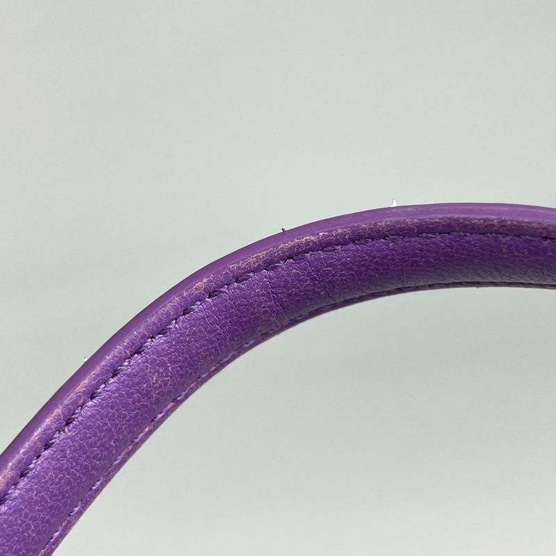 Bottega Veneta Intrecciato Tote Braided Leather Purple