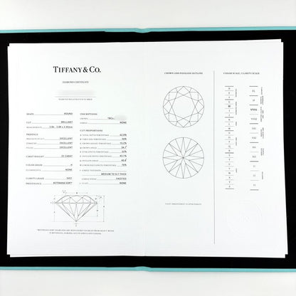 Tiffany & Co Solitaire Ring Platinum Diamond