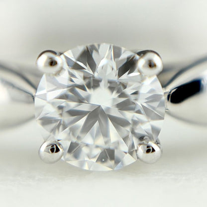 Tiffany & Co Solitaire Ring Platinum Diamond
