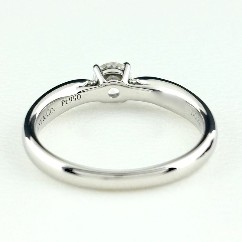 Tiffany & Co Solitaire Ring Platinum Diamond