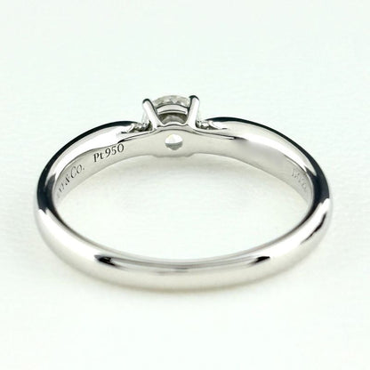Tiffany & Co Solitaire Ring Platinum Diamond