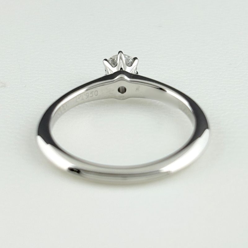 Tiffany & Co Solitaire le Ring Platinum Diamond