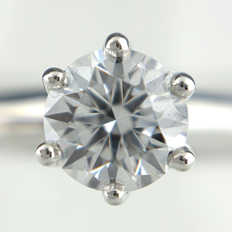 Tiffany & Co Solitaire le Ring Platinum Diamond