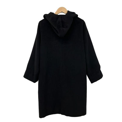 Max Mara Coat 38 S Black Long Sleeve Autumn Winter