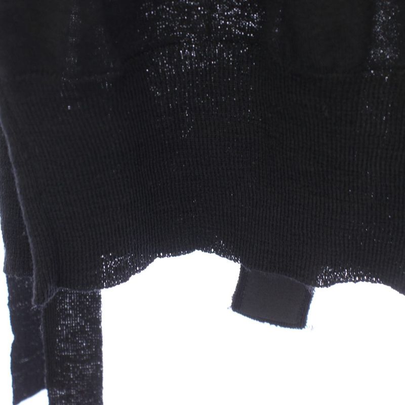 Saint Laurent Yves Knit Skirt Knee Length Deformed