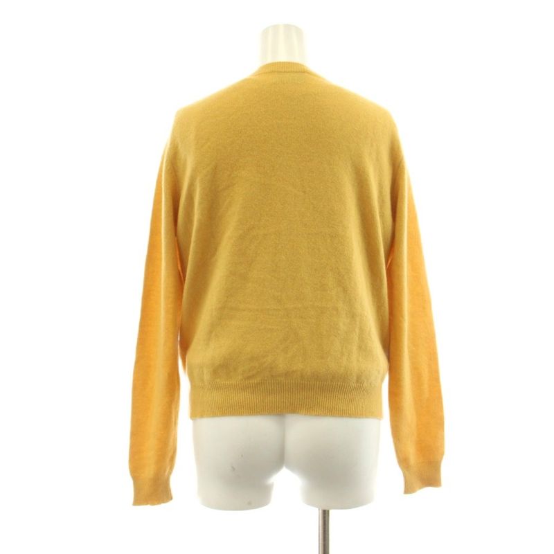 Prada Ensemble Knit Cardigan Long Sleeve Inner Short Wool Cashmere Blend 38