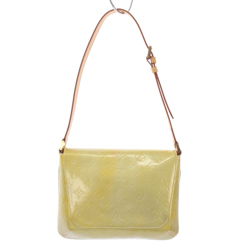 Louis Vuitton Thompson Street Vernis Shoulder Bag Yellow TK