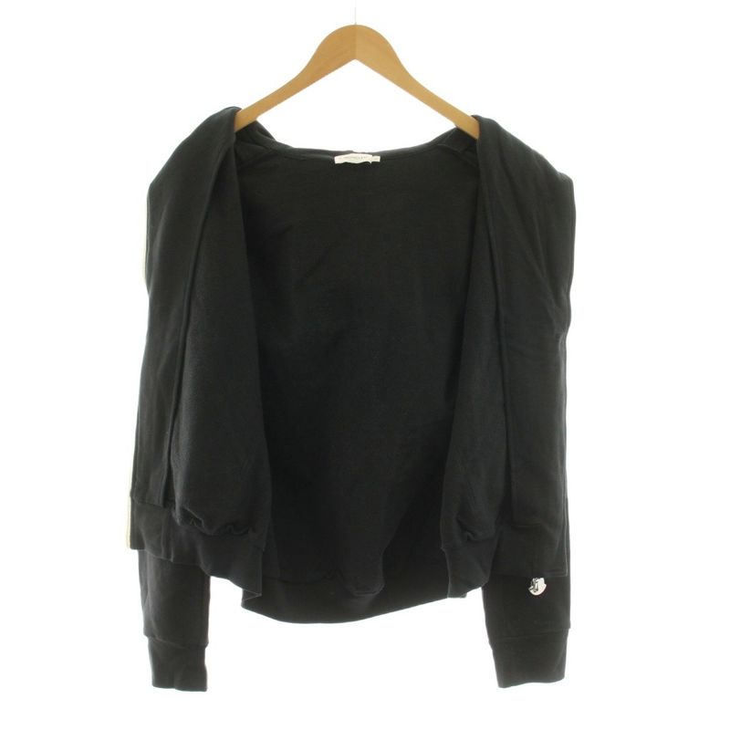 Moncler Maglia Cardigan Hoodie Zip Up Long Sleeve L Black KU