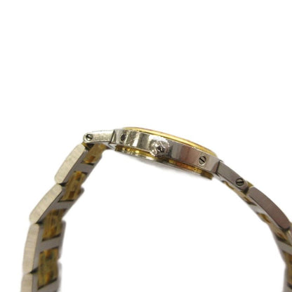 Hermes Clipper Watch Quartz Gold Color Silver KH