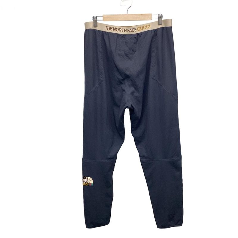 Gucci Pants XXL Black Beige Multi the North Face Collaboration Trekking Long