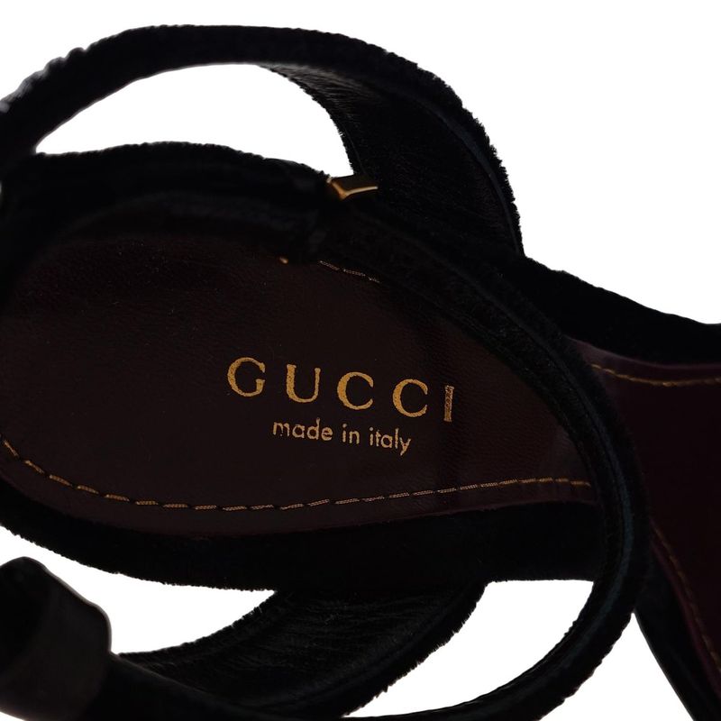 Gucci Sandals 35 Black