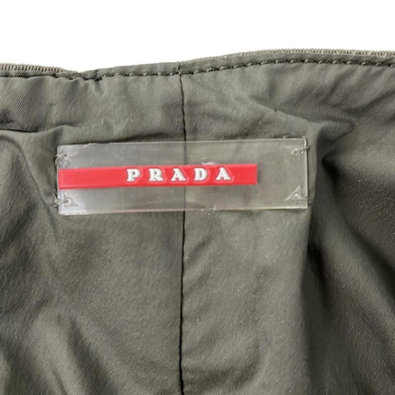 Prada Sport Skirt 42 M Khaki Knee Length