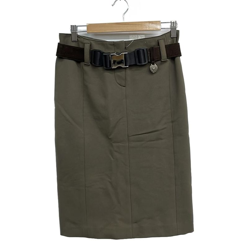 Prada Sport Skirt 42 M Khaki Knee Length