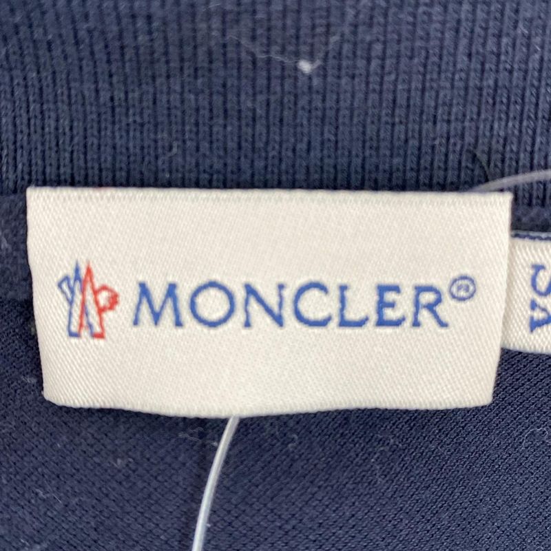 Moncler Short Sleeve Polo Shirt XS Maglia Manica Corta Navy XS