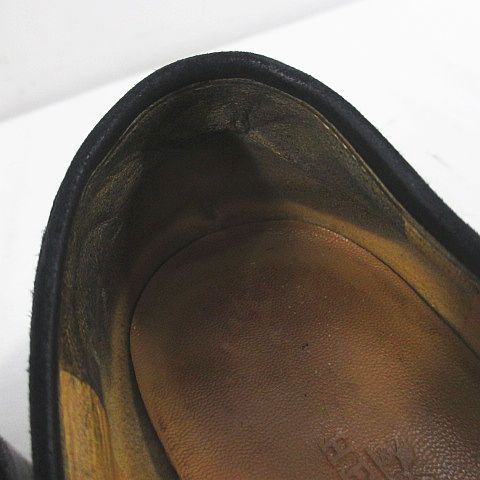 Hermes Loafer Gold 35.5 Black Suede