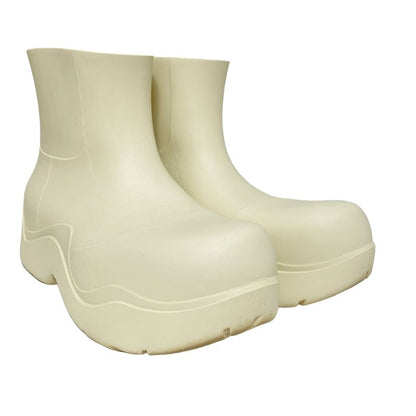 Bottega Veneta Short Boots 38 Ivory